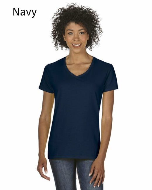 Gildan G500VL Ladies Heavy Cotton ™ 100% Cotton V-Neck T-Shirt