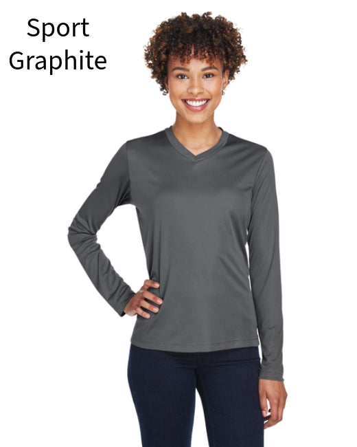 Team 365 TT11WL Ladies' Zone Performance Long-Sleeve T-Shirt