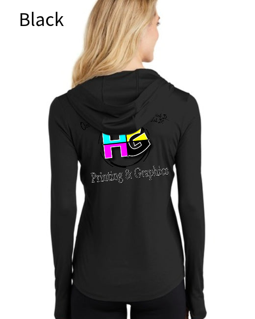 Sport-Tek LST358 Ladies PosiCharge ® Competitor ™ Hooded Pullover