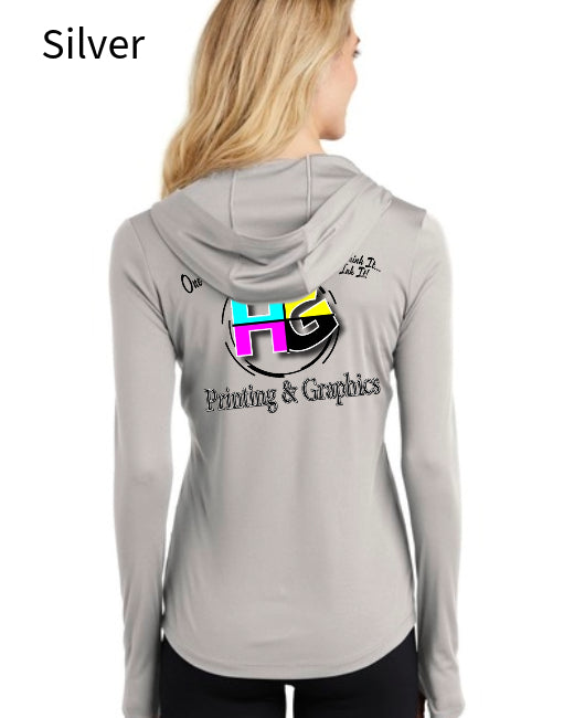 Sport-Tek LST358 Ladies PosiCharge ® Competitor ™ Hooded Pullover