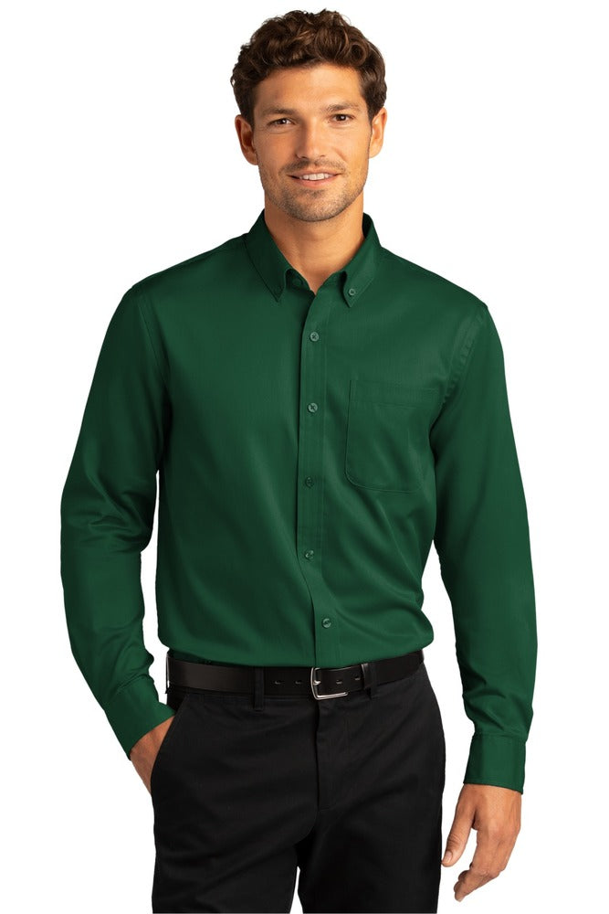 Port Authority W808 Long Sleeve SuperPro ™ React ™ Twill Shirt