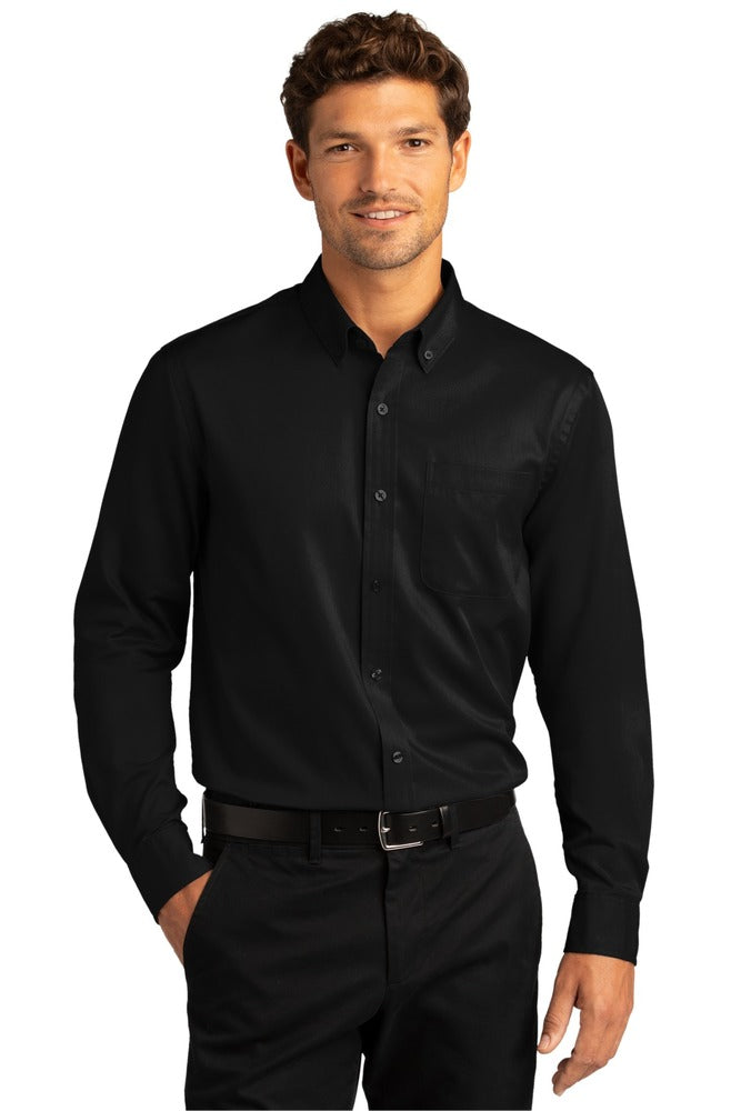 Port Authority W808 Long Sleeve SuperPro ™ React ™ Twill Shirt