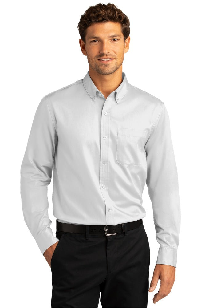 Port Authority W808 Long Sleeve SuperPro ™ React ™ Twill Shirt