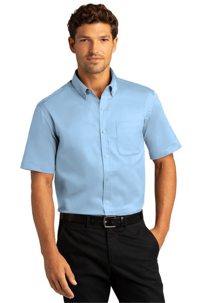 Port Authority W809 Short Sleeve SuperPro ™ React ™ Twill Shirt