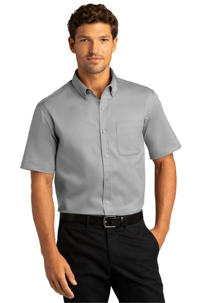 Port Authority W809 Short Sleeve SuperPro ™ React ™ Twill Shirt