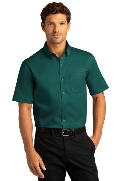 Port Authority W809 Short Sleeve SuperPro ™ React ™ Twill Shirt