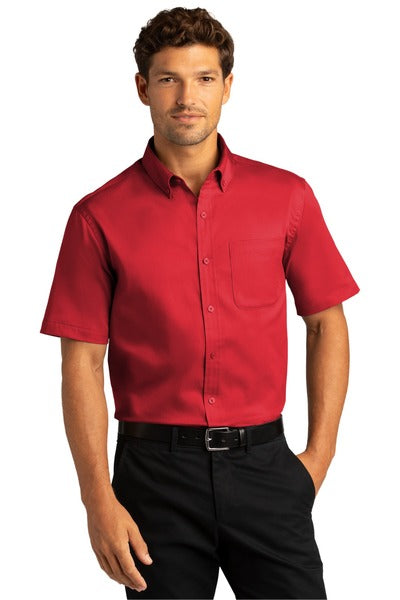 Port Authority W809 Short Sleeve SuperPro ™ React ™ Twill Shirt