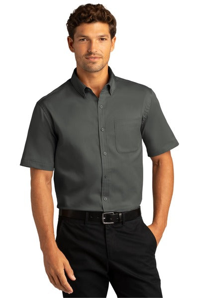 Port Authority W809 Short Sleeve SuperPro ™ React ™ Twill Shirt