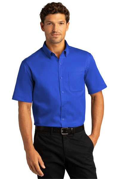 Port Authority W809 Short Sleeve SuperPro ™ React ™ Twill Shirt