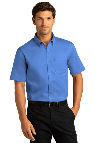 Port Authority W809 Short Sleeve SuperPro ™ React ™ Twill Shirt