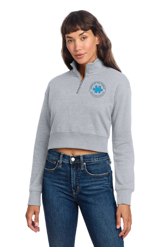 POTP Women's Zip Crop (IQR)