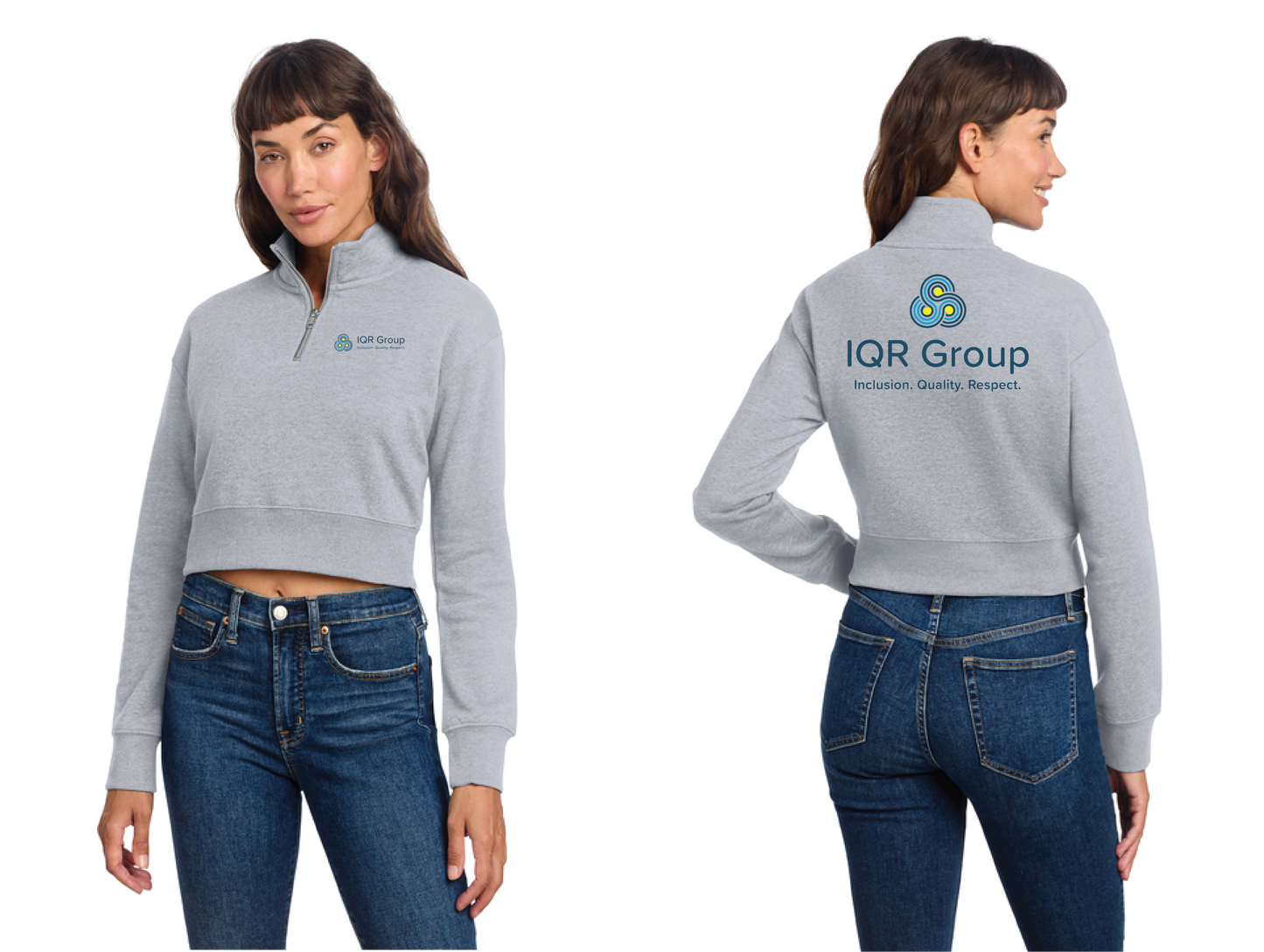 POTP Women's Zip Crop (IQR)