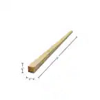 4 in. x 4 in. x 8 ft. #2 Ground Contact Pressure-Treated Southern Yellow Pine Timber