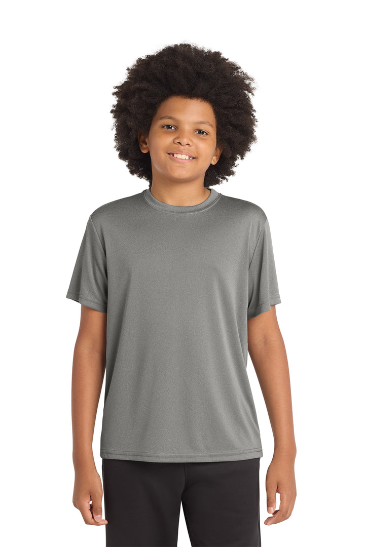 Sport-Tek YST350 Grey Concrete Heather