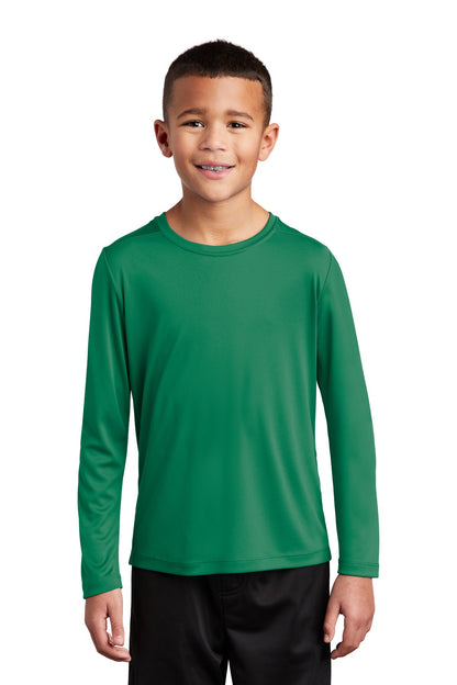 Sport-Tek YST420LS Youth Posi-UV ™ Pro Long Sleeve Tee