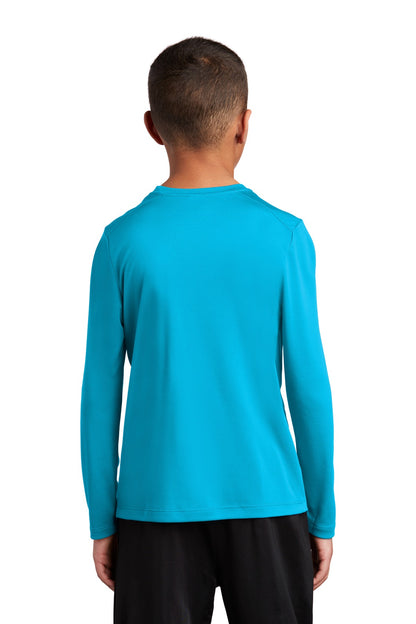 Sport-Tek YST420LS Youth Posi-UV ™ Pro Long Sleeve Tee