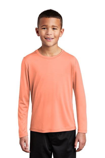 Sport-Tek YST420LS Youth Posi-UV ™ Pro Long Sleeve Tee