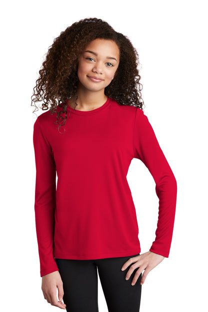 Sport-Tek YST420LS Youth Posi-UV ™ Pro Long Sleeve Tee