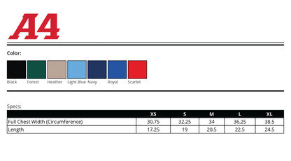 NB4050 - A4 LEGENDS FLEECE HOODIE Youth