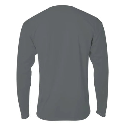 A4 N3253 Men's Long Sleeve Crew Birds Eye Mesh Tee