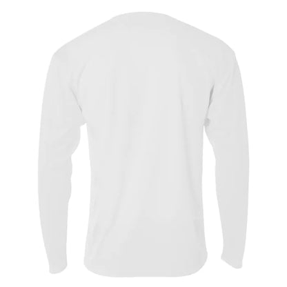 A4 N3253 Men's Long Sleeve Crew Birds Eye Mesh Tee