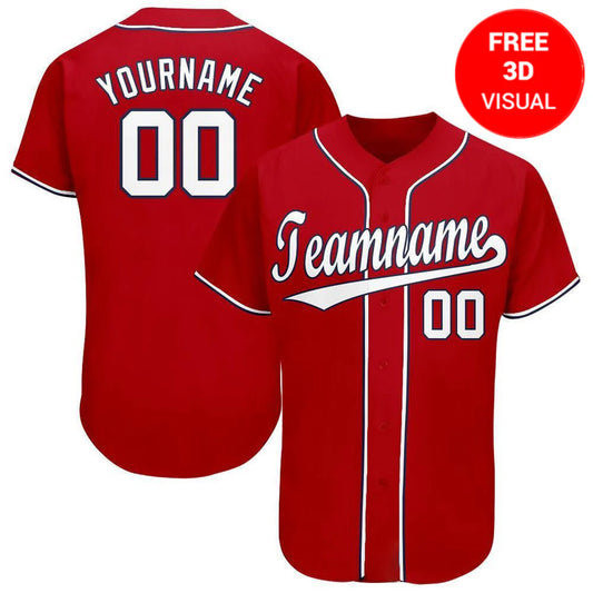 1-10 Jerseys 120GSM Milk Silk Custom Button Down Baseball Jersey (Full Dye Sublimation)