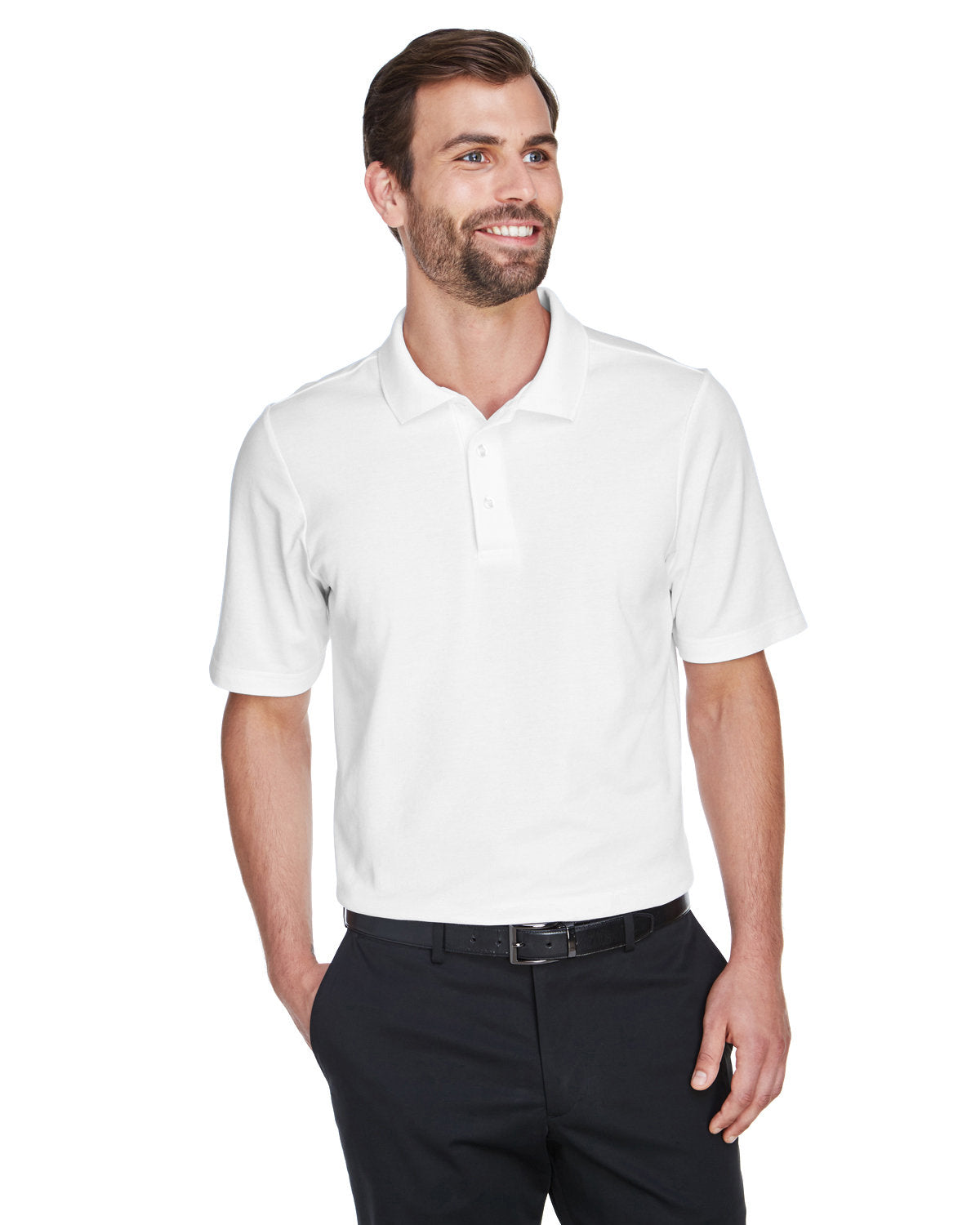 DG20 Devon & Jones CrownLux Performance® Men's Plaited Polo