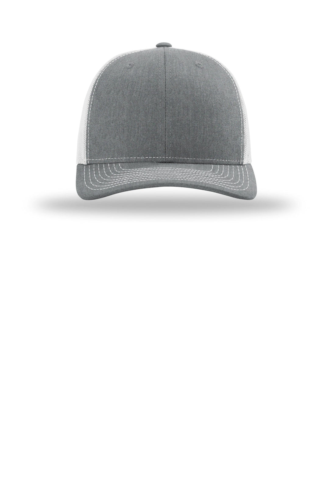 Richardson Trucker Cap 112 — Heather Grey/ Light Grey — front