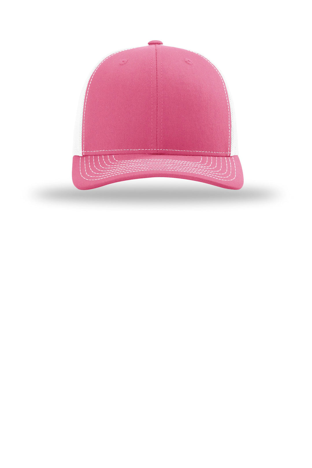 Richardson Trucker Cap 112 — Hot Pink/ White — front