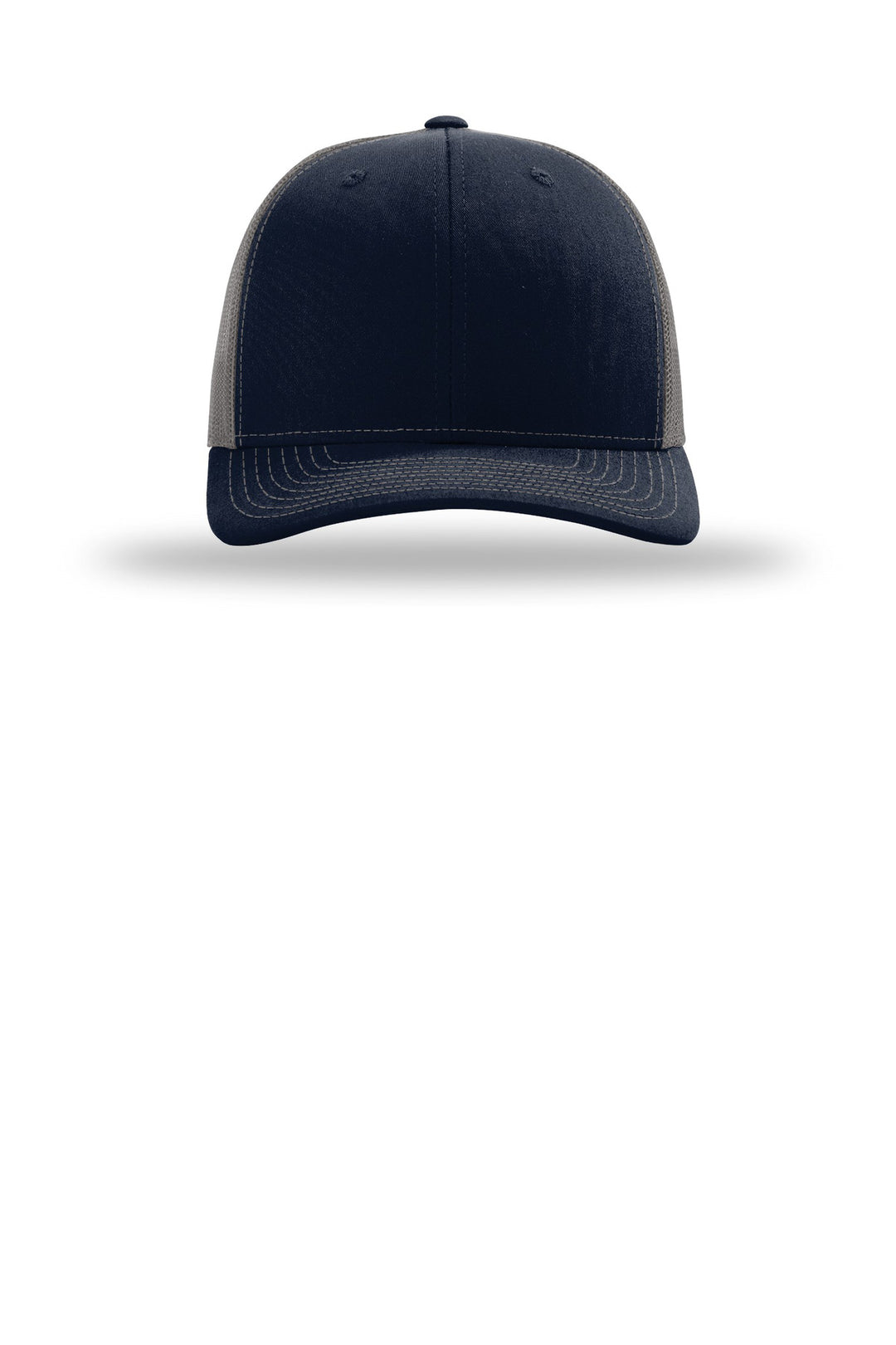 Richardson Trucker Cap 112 — Navy/ Charcoal — front