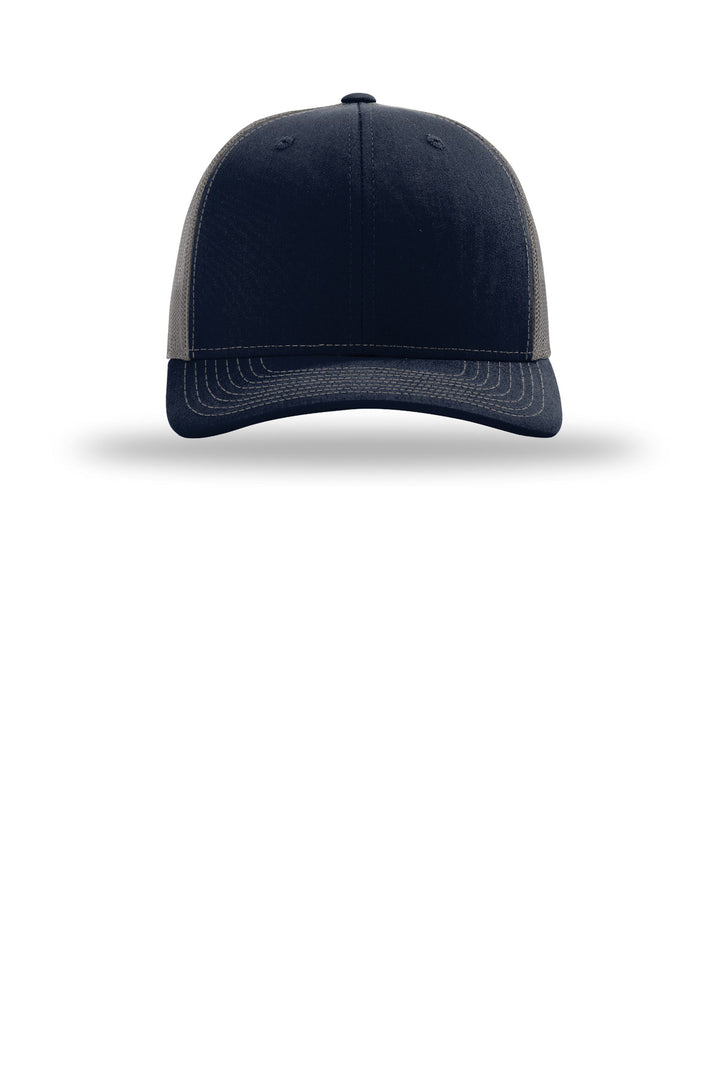 Richardson Trucker Cap 112 — Navy/ Charcoal — front