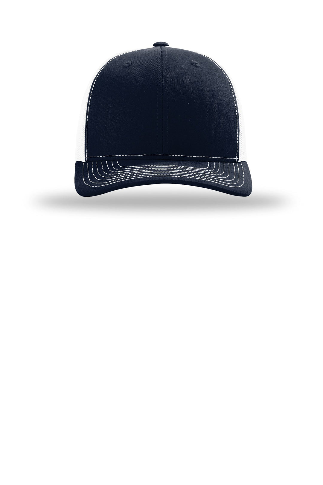 Richardson Trucker Cap 112 — Navy/ White — front