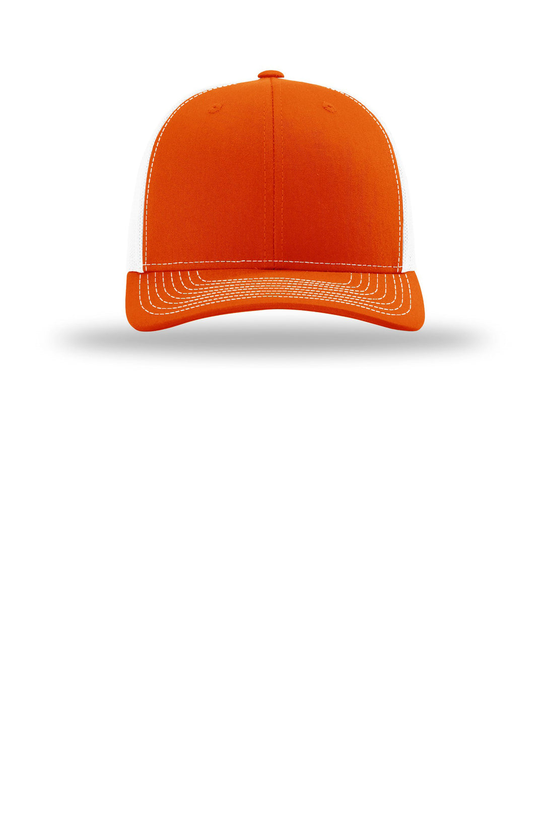 Richardson Trucker Cap 112 — Orange/ White — front