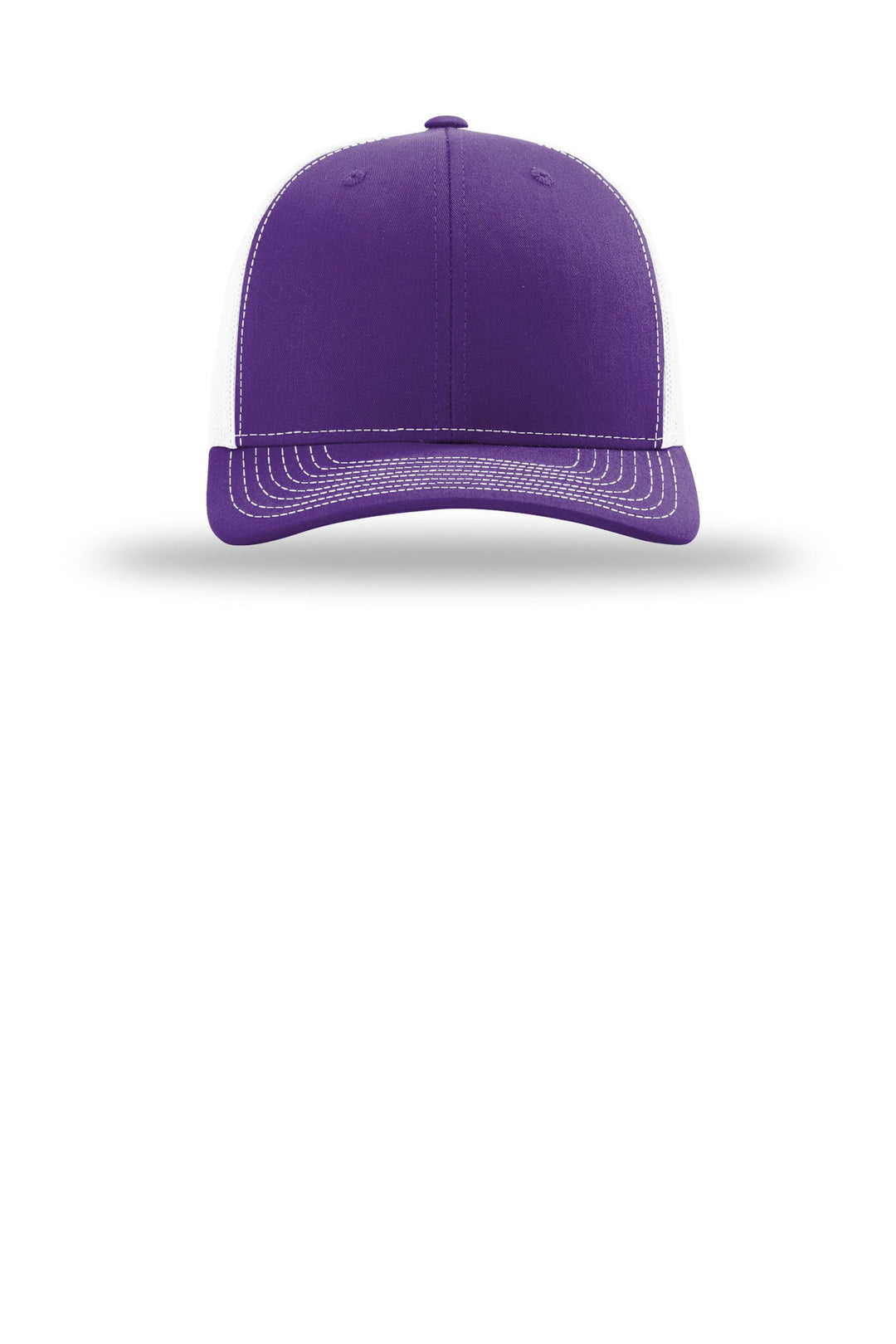 Richardson Trucker Cap 112 — Purple/ White — front