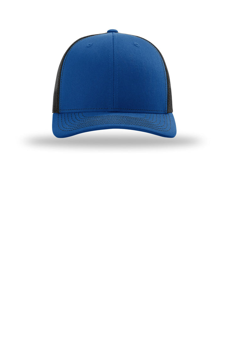 Richardson Trucker Cap 112 — Royal/ Black — front