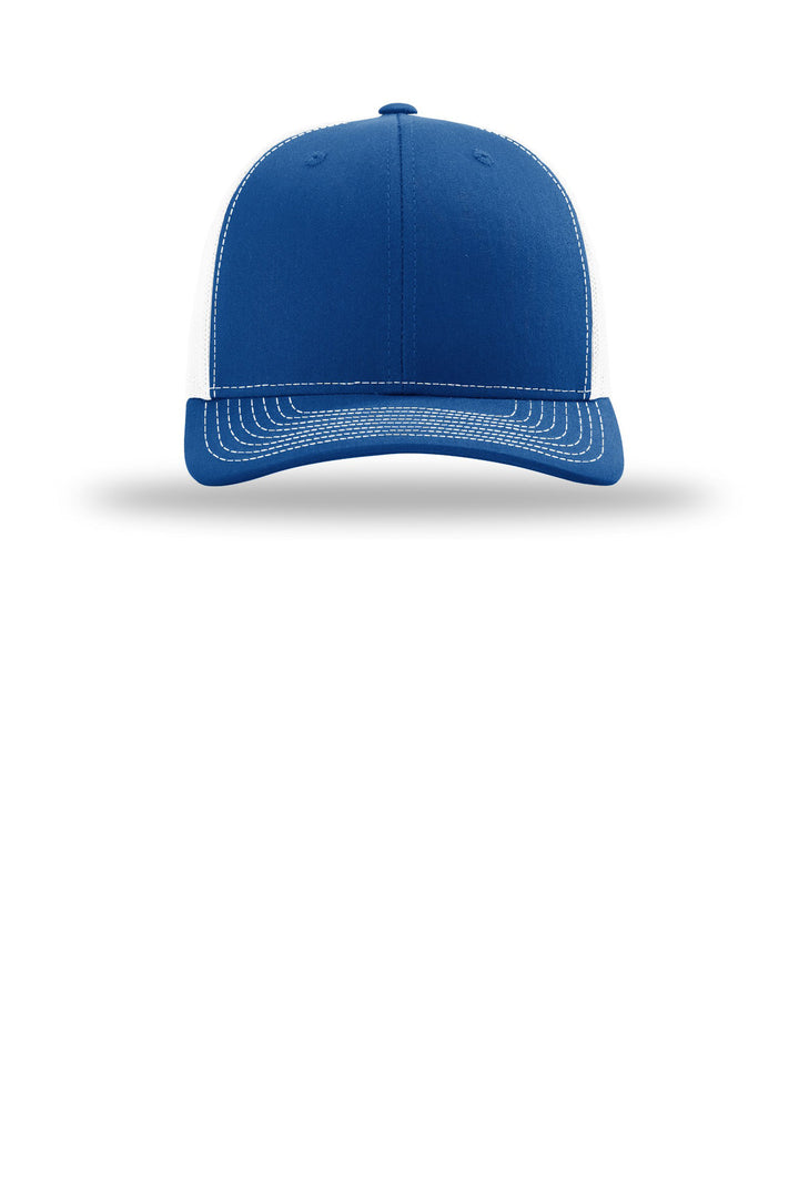 Richardson Trucker Cap 112 — Royal/ White — front