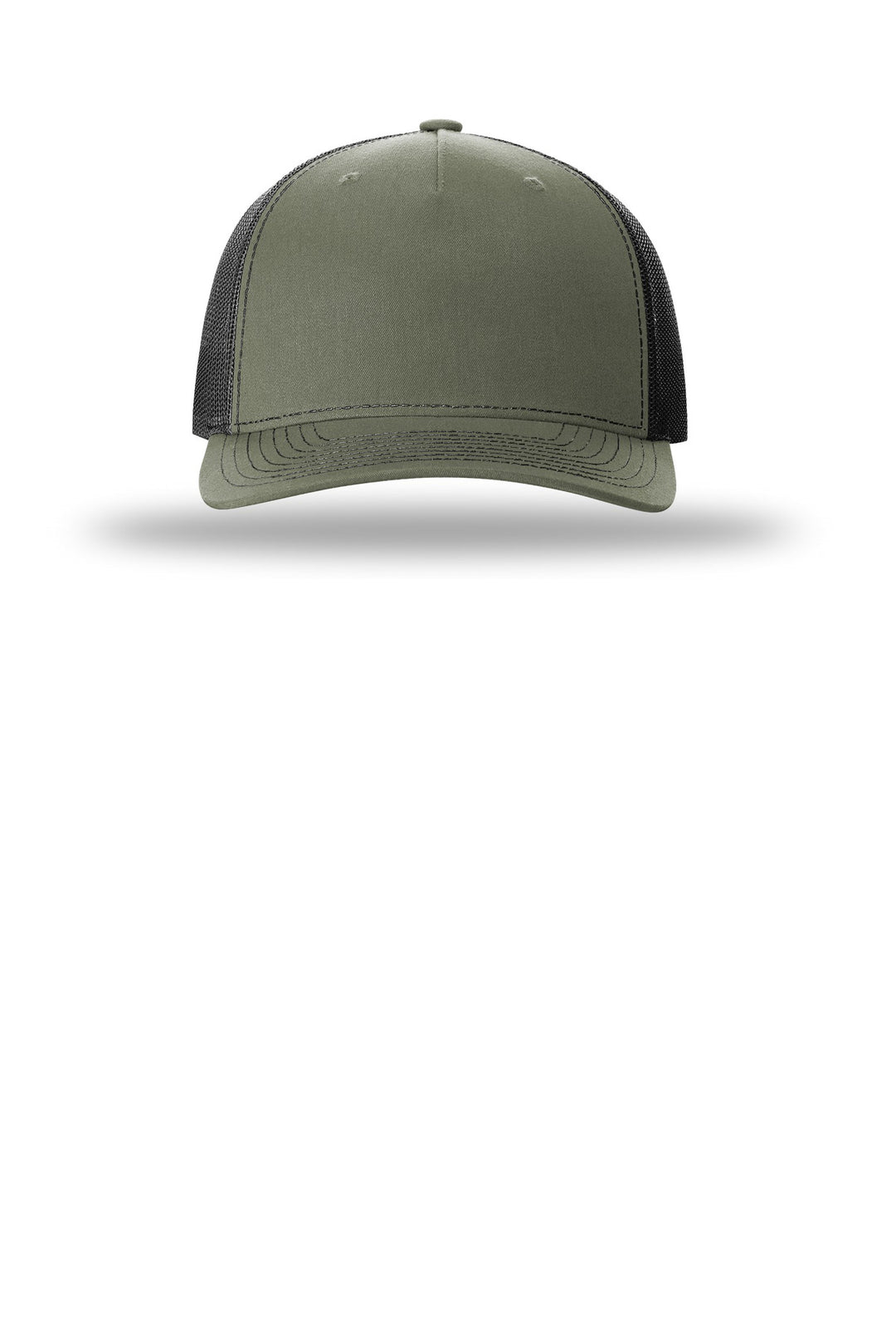 Richardson Five-Panel Trucker 112FP — Loden/ Black — front