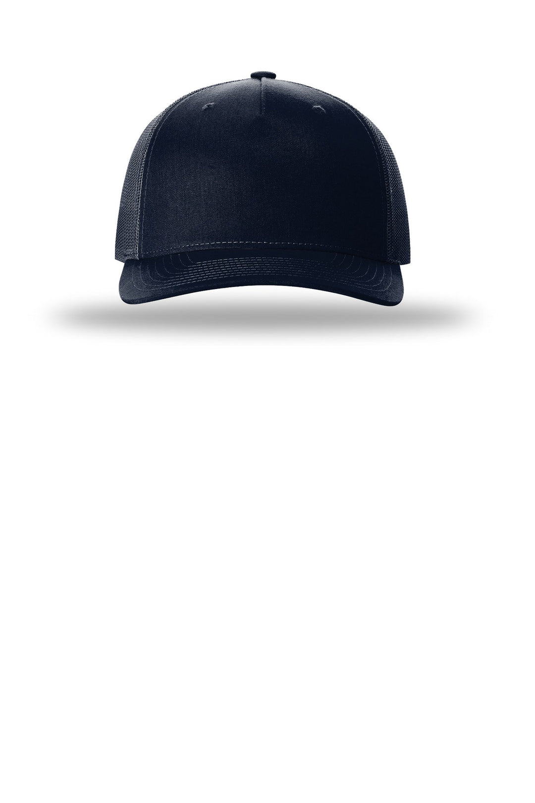 Richardson Five-Panel Trucker 112FP — Navy — front