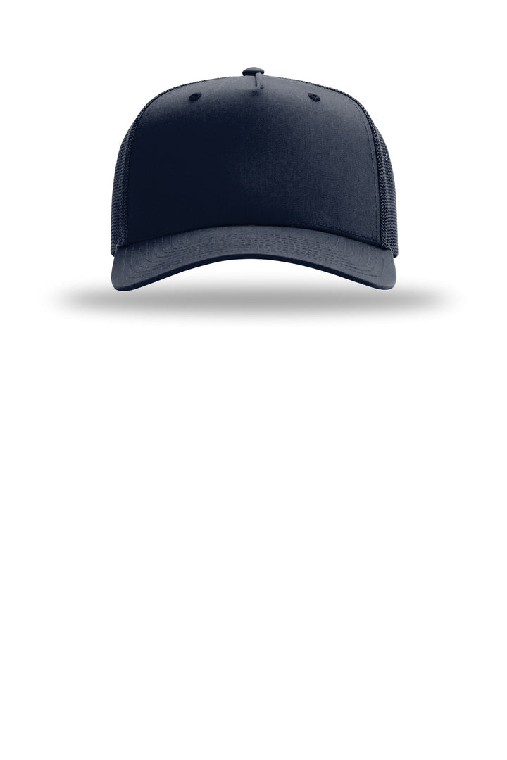 Richardson Five-Panel Champ Trucker 112FPC — Navy — front