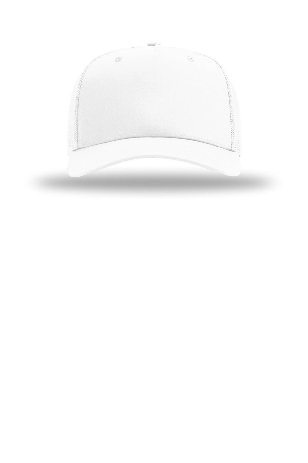 Richardson Five-Panel Champ Trucker 112FPC — White — front