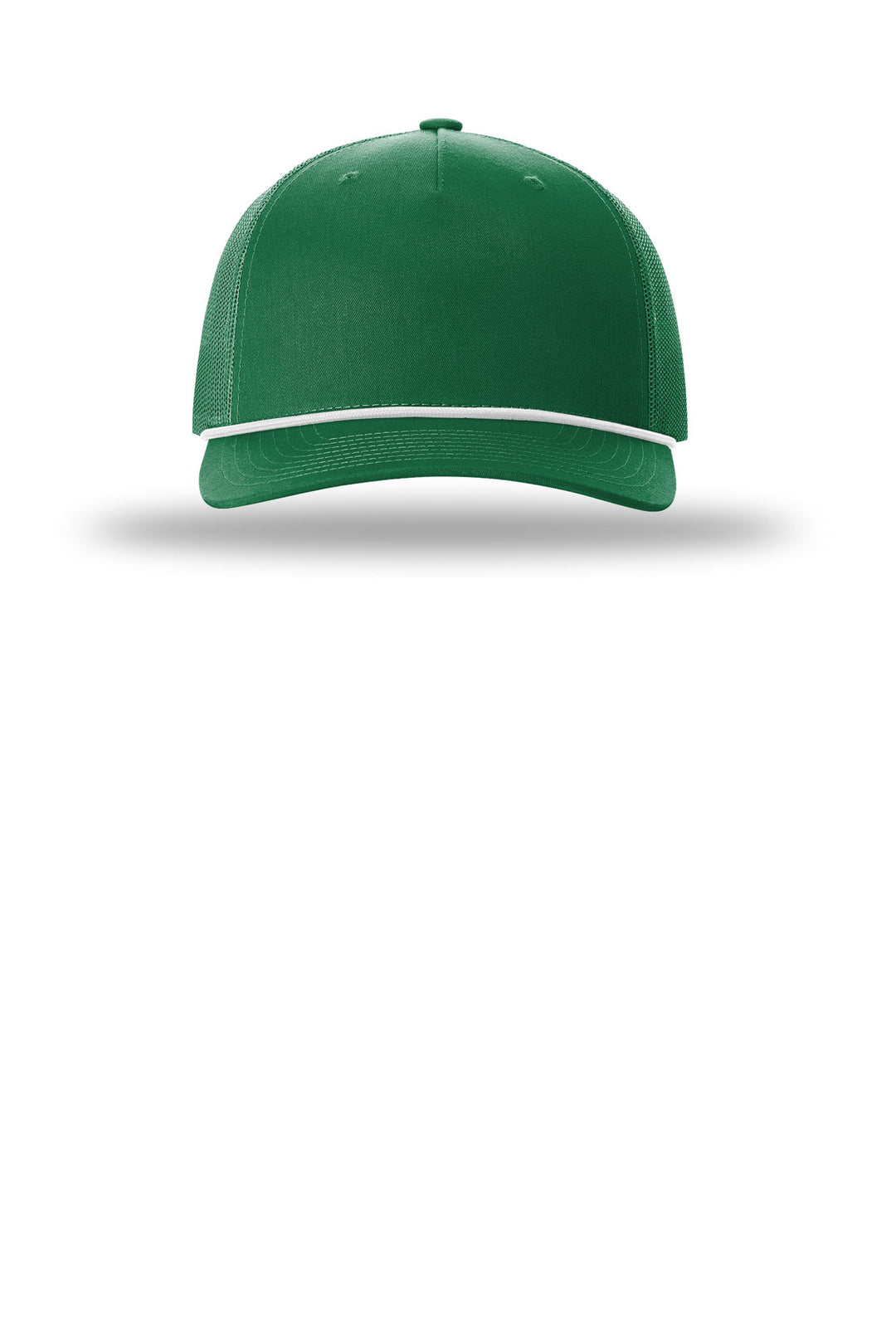 Richardson Five-Panel with Rope 112FPR — Kelly/ White — front