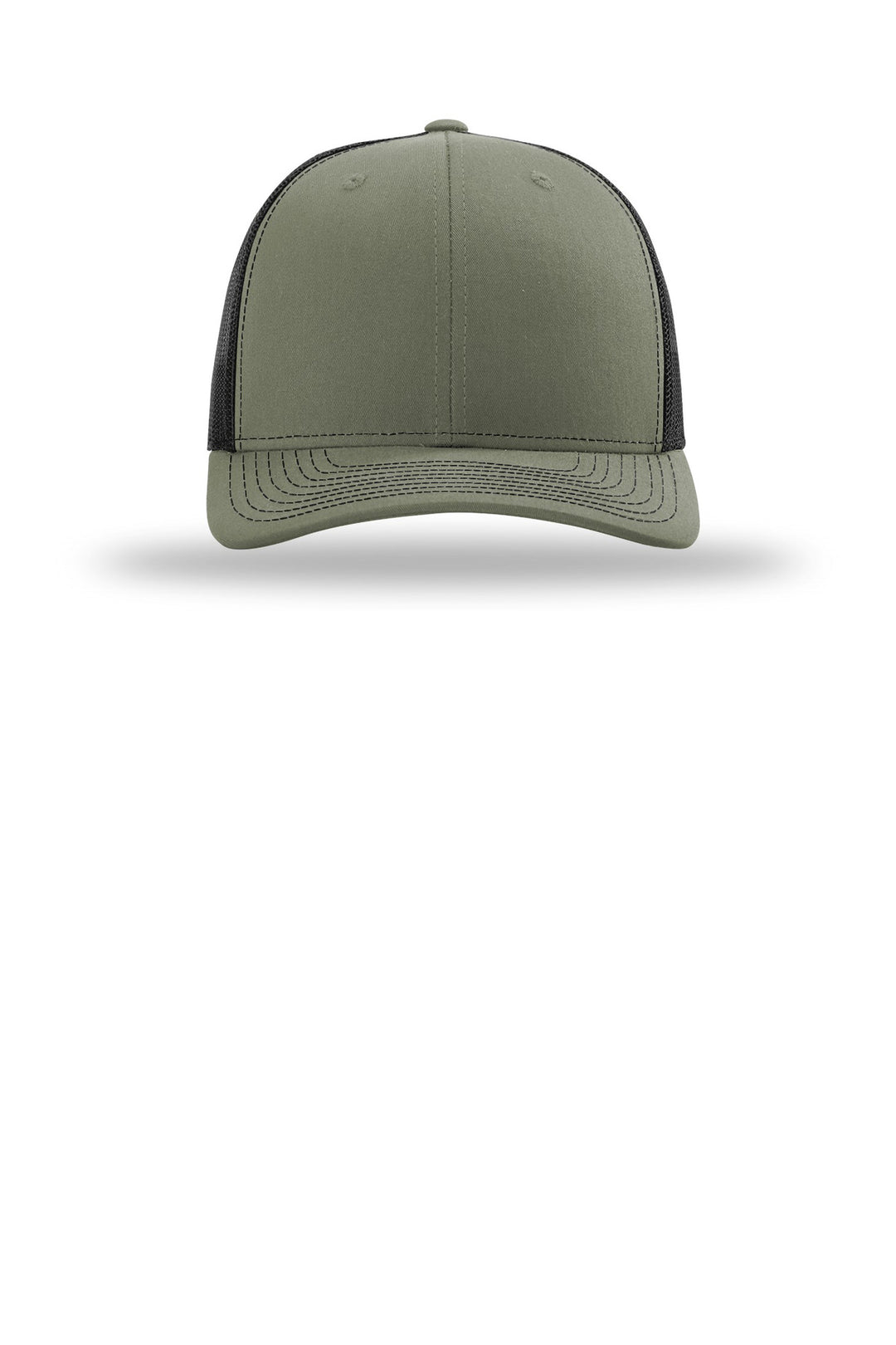 Richardson 112+ R-Flex Adjustable Trucker 112PL — Loden/ Black — front