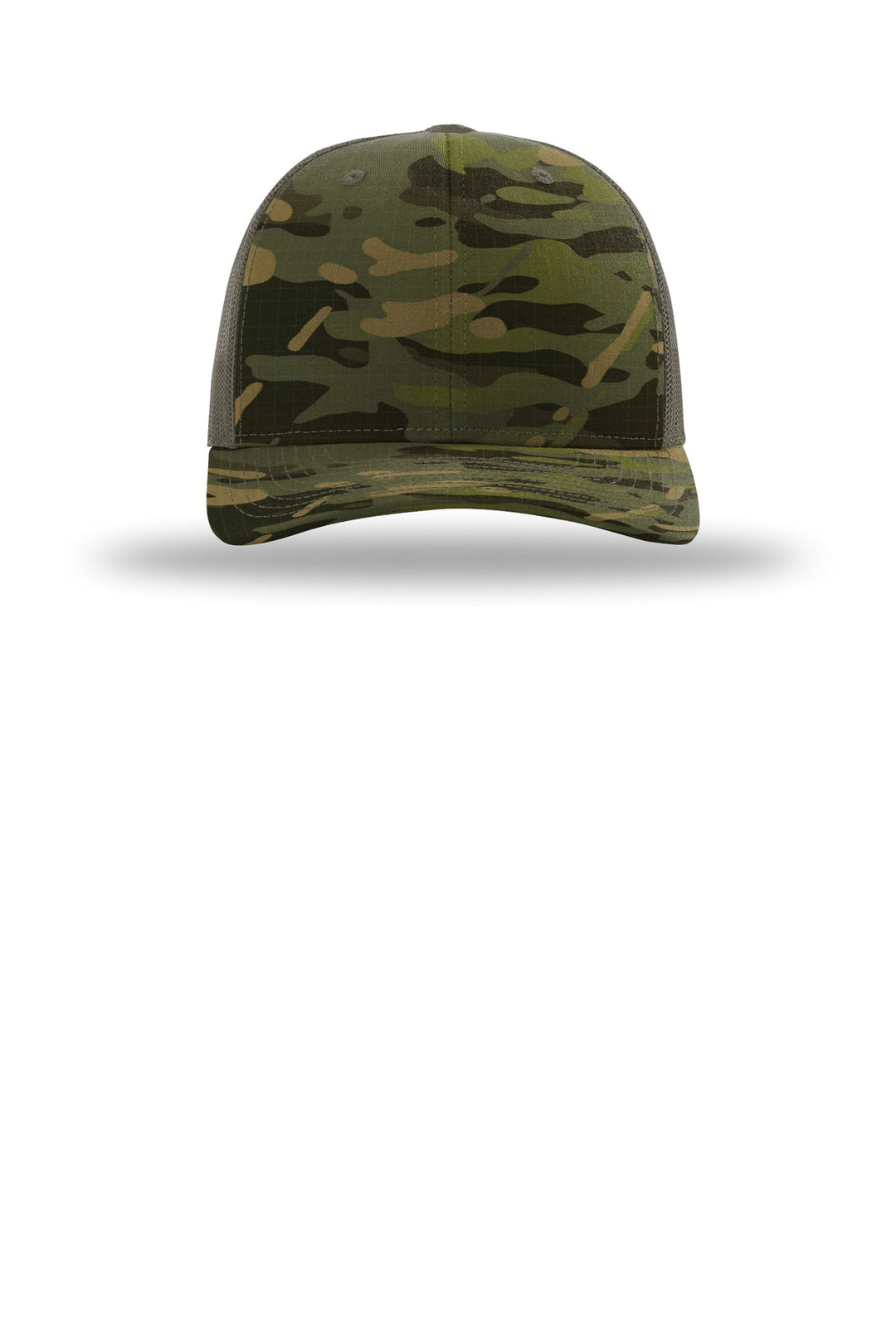 Richardson Printed Tactical Trucker 112PT — Multicam Tropic/ Loden — front