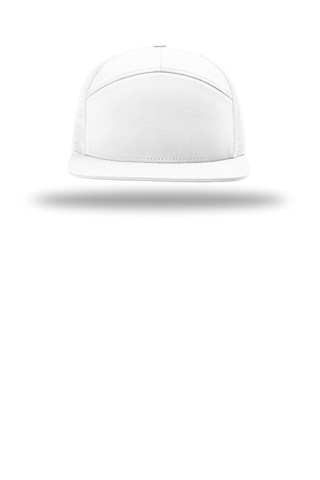 Richardson 7-Panel Trucker 168 — White — front