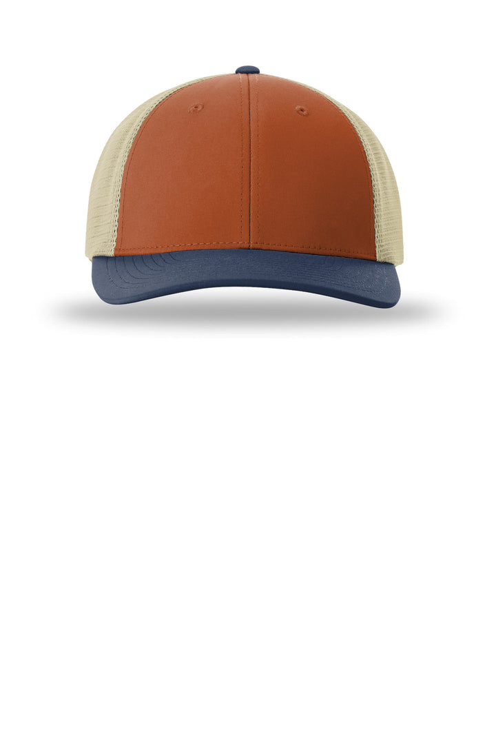 Richardson Hood River 173 — Desert Orange/ Light Khaki/ Insignia Blue — front