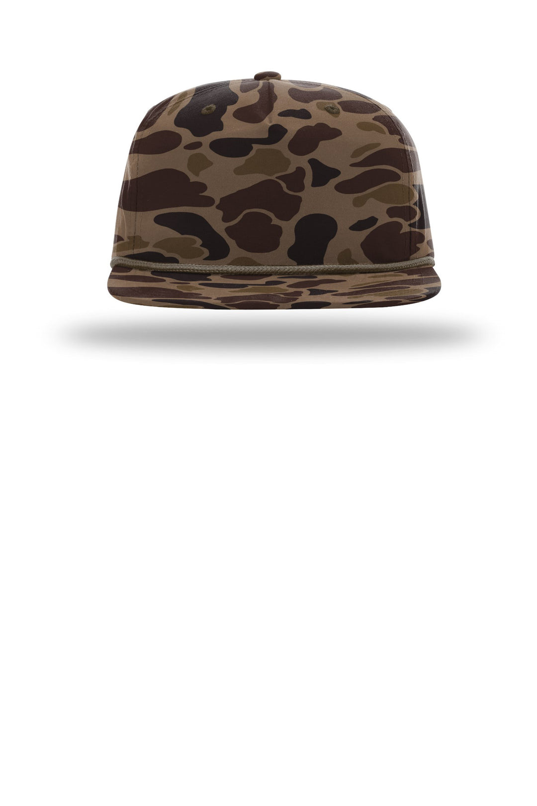 Richardson Printed Umpqua Gramps Cap 256P — Bark Duck Camo/ Brown — front