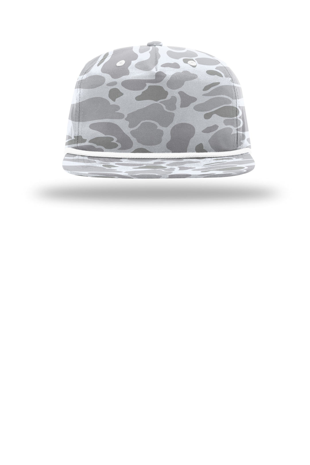 Richardson Printed Umpqua Gramps Cap 256P — Blizzard Duck Camo/ White — front