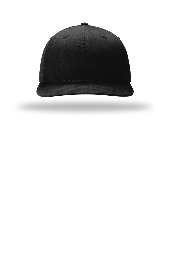 Richardson Solid Twill Trucker 312 — Black — front