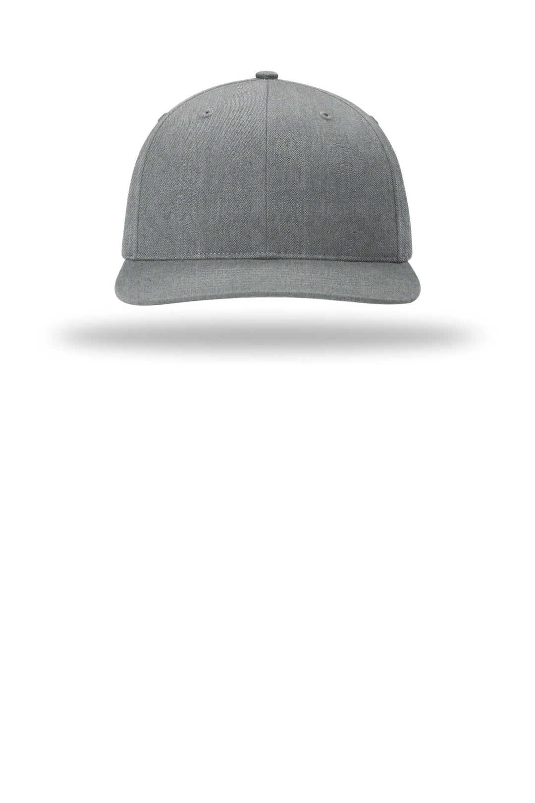 Richardson Solid Twill Trucker 312 — Heather Grey — front