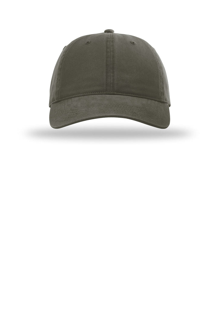 Richardson Peached Cotton Twill 326 — Army Green — front
